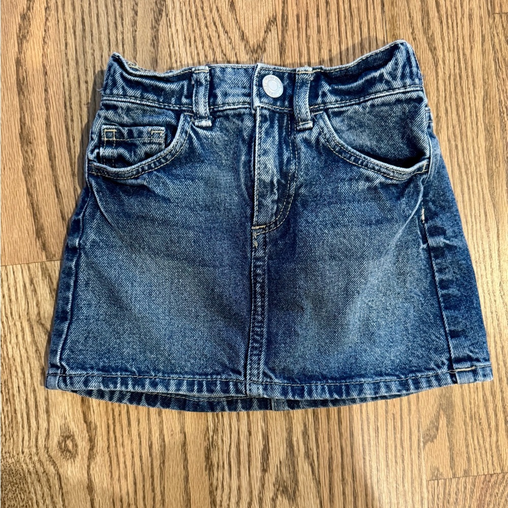 3T H&M Blue Denim Skirt